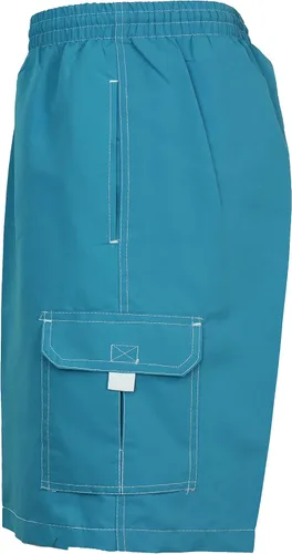 Vista 2 de SURF AVE Traje de baño clásico para hombre, cinco bolsillos, sin ojales