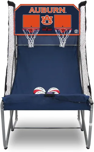Vista 14 de Pop-A-Shot - Home Dual Shot with NCAA Graphics l Sensor Scoring l 16 Game Modes l 7 Balls l Foldable Storage l for All NCAA Fans