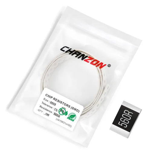 Vista 146 de Chanzon - 100 piezas de resistencias SMD 0805 0 Ω ohm 1/8W 0.125W ±1% de tolerancia, película gruesa, resistencias de chip SMT, certificadas por Rohs