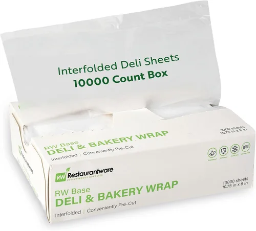 Vista 12 de Restaurantware Paquete de 1000 envolturas de plástico para alimentos, 10.75 x 8 pulgadas, precortadas, transparentes, desechables, para microondas