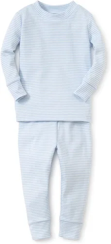 Vista 2 de Kissy Kissy Pijama de bebé niño todo el año raya - Azul Azul claro
