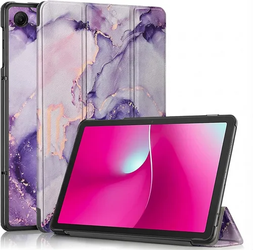 Vista 12 de Caweet Funda para T-Mobile Revvl Tab 2 de 10.1 pulgadas lanzada en 2025, carcasa rígida ligera con soporte de triple pliegue con cierre magnético
