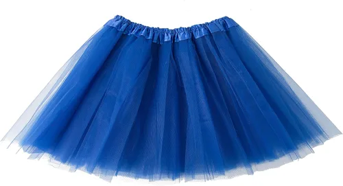 Vista 7 de lanzom Navidad de la mujer Classic elástico 3-layered tul tutú falda ballet Fiesta Disfraz Marrón