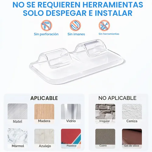 Vista 4 de Ganchos para clips de luces de cadena para exteriores: 25 piezas de clips de cable resistentes con tiras adhesivas impermeables para colgar luces