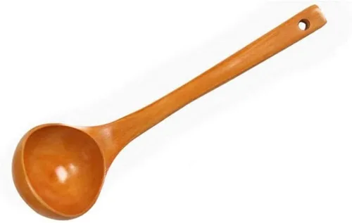 Vista 8 de Espátula antiadherente de madera larga, herramientas antiadherentes para sartén de mano Wok, utensilios de cocina (A)
