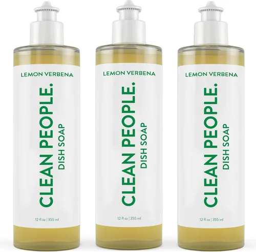 Vista 8 de THE CLEAN PEOPLE - Jabón líquido para platos - Ingredientes limpios y simples - Poder extra de fregado (aroma a cítricos y clavo) 12 fl oz
