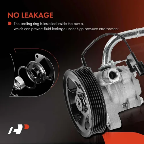 Vista 7 de A-Premium Bomba de dirección asistida con polea y sensor compatible con Hyundai Genesis Coupe 2013-2016, 3.8L, repuesto # 571002M400