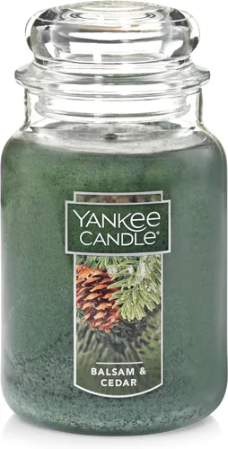 Vista 13 de Yankee Candle - Vela perfumada Sparkling Cinnamon, clásica de una sola mecha en tarro grande de 22 onzas, más de 110 horas de tiempo de combustión