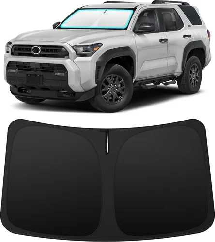 Vista 123 de INSAUTO Accesorios para parasol de parabrisas de ajuste personalizado para Acura RDX 2019-2026, parasol plegable para ventana delantera, reflector