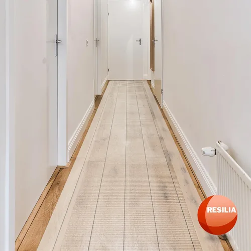Vista 9 de Resilia - Protector para suelos de madera, antideslizante, transparente, vinilo plástico, Claro americano moderno.