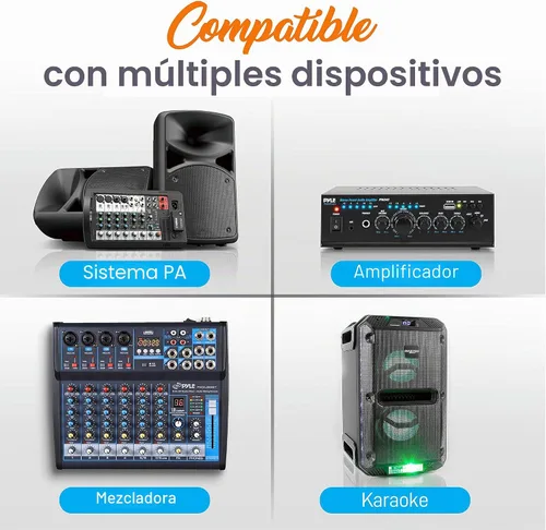 Vista 2 de PylePro PDWM3375 Premier Series sistema de sonido de dos canales con 2 micrófonos UHF inalámbricos y frecuencia seleccionable