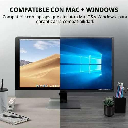 Vista 3 de Belkin Thunderbolt 3 Dock Pro con cable Thunderbolt 3 - Hub USB-C - Estación de acoplamiento USB-C para MacOS y Windows, 4K dual a 60Hz, velocidad