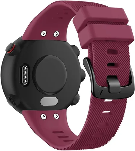 Vista 15 de REYDA Correa de silicona compatible con Garmin Swim 2/Forerunner 45, suave, flexible, transpirable, correa de reloj de silicona deportiva