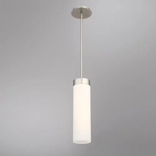 Vista 3 de WAC Lighting dweLED, colgante LED Elementum de 16 pulgadas 3000K en níquel satinado