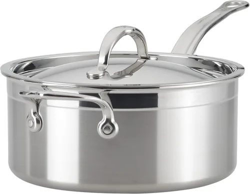 Vista 11 de Hestan - Colección ProBond - Sartén profesional de acero inoxidable revestido, compatible con placa de inducción, 1.5 cuartos de galón