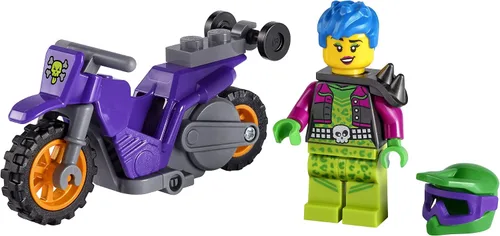 Vista 2 de LEGO City Wheelie Stunt Bike 60296 Kit de construcción (14 piezas)
