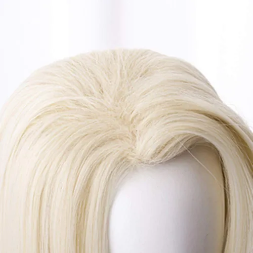 Vista 4 de Peluca de cosplay para mujer, peluca larga y ondulada de Halloween