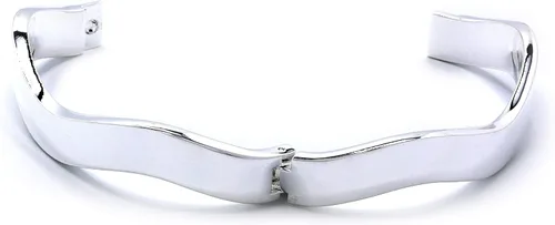 Vista 4 de MARSHAL METAL - Pulsera de moda chapada en plata pulida