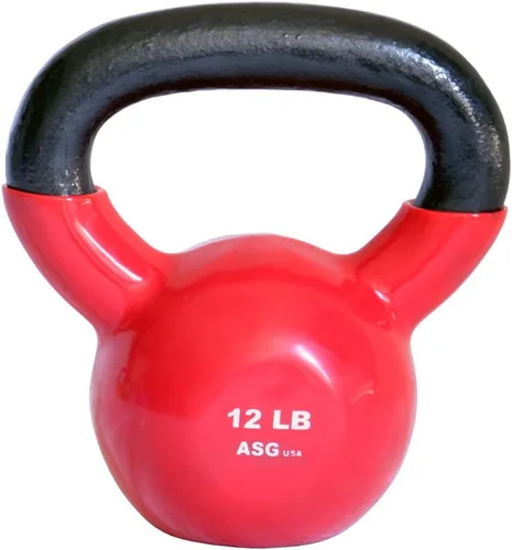Vista 2 de Ader Vinyl Kettlebell Choice de 5,8,10,12,15,18,20,25-50 libras