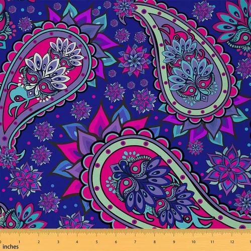 Vista 40 de Castle Fairy - Tela decorativa con flores Mandala de Castle Fairy por The Yard, diseño rústico de diente de león floral naturaleza planta