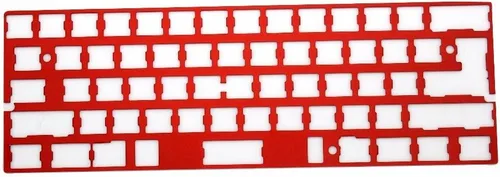 Vista 12 de YMDK Placa de aluminio anodizado universal de posicionamiento placa placa soporte ISO ANSI para GH60 PCB 60% teclado DIY