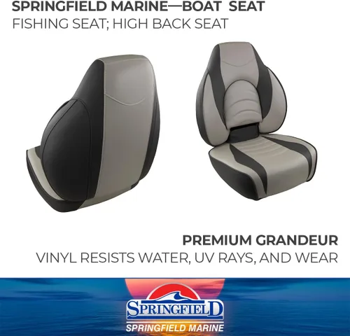 Vista 2 de Springfield 1041634-1 Fish Pro 1 Asiento carbón/gris