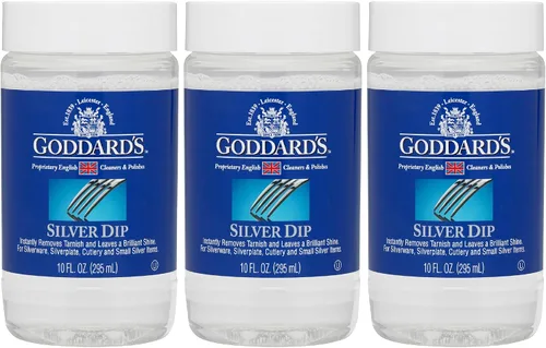 Vista 13 de Goddard's Solución Líquida para Cuidado de Plata - Galón, 1 galón Elimina instantáneamente el deslustre sin frotar, ideal para cubiertos, joyas