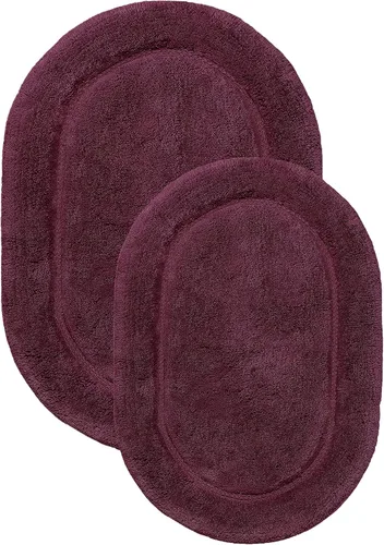 Vista 42 de Superior Cotton Washable Bath Rug, Non Slip Runner, 1 Piece Set, Black Absorbent Combed Cotton Bath Rug Runner or Rug Set, Bathroom Vanity or