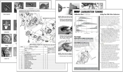 Vista 2 de Arctic Cat Snowmobile 440 500 550 580 600 700 Bearcat Panther Pantera Powder Special Thundercat Triple Touring Z ZL ZRT ZR Service Repair