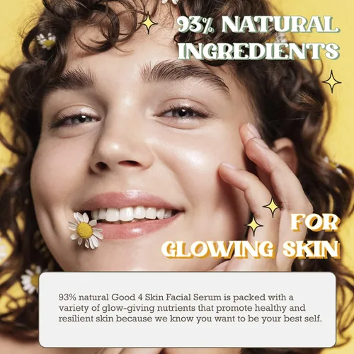 Vista 4 de Purifect Good 4 Skin - Suero facial multivitamínico con vitamina C, E, B y K, suero facial hidratante e iluminador para todo tipo de piel, apoya