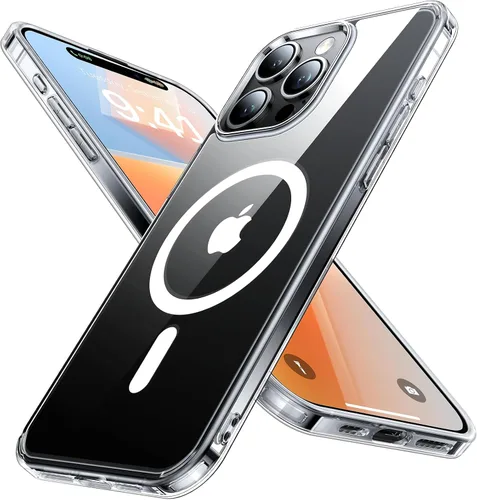 Vista 9 de Funda magnética a prueba de golpes para Samsung Galaxy S25 Ultra, protección de grado militar de 12 pies [compatible con MagSafe], parachoques