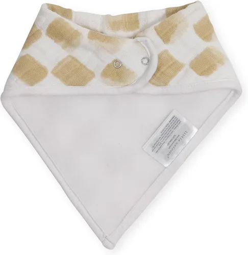 Vista 3 de Little Unicorn Babero bandana de muselina de algodón con forro polar