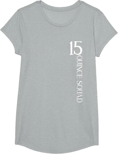 Vista 58 de Quince Squad Quinceanera 15th Birthday - Camiseta de quinceañera para niñas Asphalt Grey