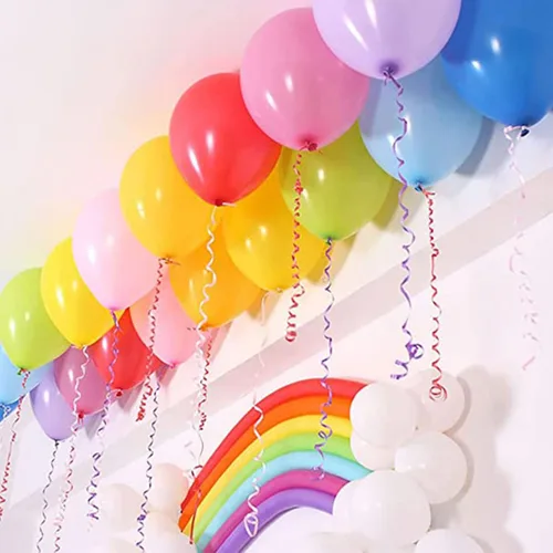 Vista 4 de Cinta rizadora negra prensada, rollo de cuerda de globos de 500 yardas para envolver regalos (1,499.3 ft x 0.197 in)