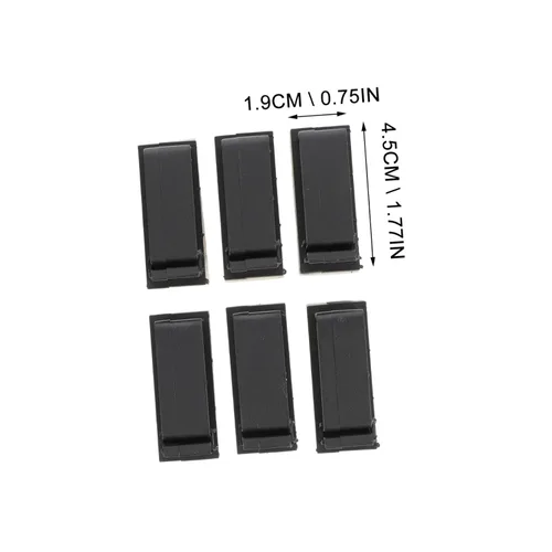 Vista 7 de Hemobllo Ganize Your Desk - 10 clips organizadores de cables autoadhesivos para auriculares, cables de cargador de teléfono