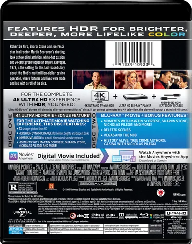 Vista 3 de Casino - 4K Ultra HD + Blu-ray + Digital