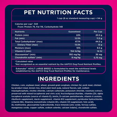 Vista 11 de Eukanuba Alimento seco para perros adultos de raza grande, bolsa de 4.5 libras