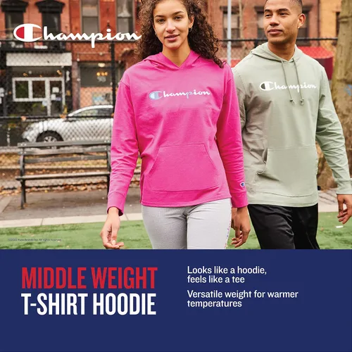 Vista 4 de Champion - Sudadera con capucha para hombre, tejido jersey