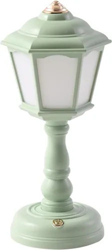 Vista 11 de Mini lámpara de escritorio vintage, lámpara de escritorio LED, lámpara de mesa regulable, lámpara de lectura con puerto de carga USB, control
