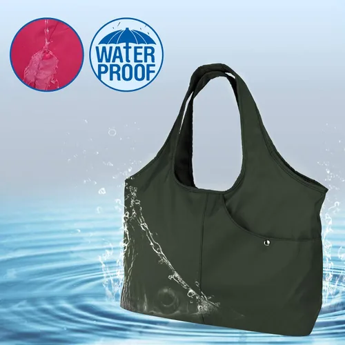Vista 7 de ZOOEASS - Bolso grande de hombro para mujer, impermeable, multifunción, de nailon, para viaje