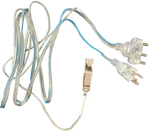 Vista 8 de LEONARK Esgrima Espada Sable Foil Cuerpo Máscara Cable Esgrima Cable Clip de Abrazadera de Alambre - Enchufe de Dos Pines / Enchufe de Tres Pines