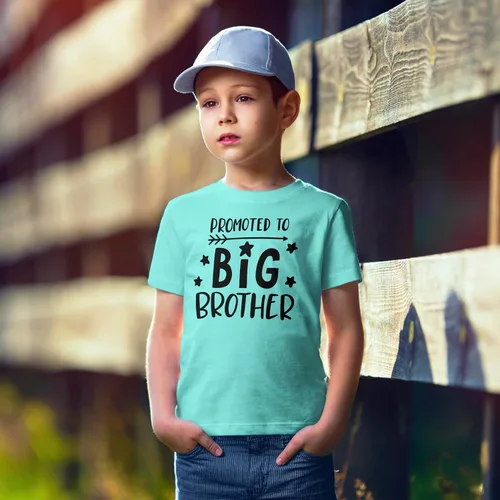 Vista 5 de Camisa de revelación de embarazo para hermano mayor, camisas con anuncio de nacimiento para niños