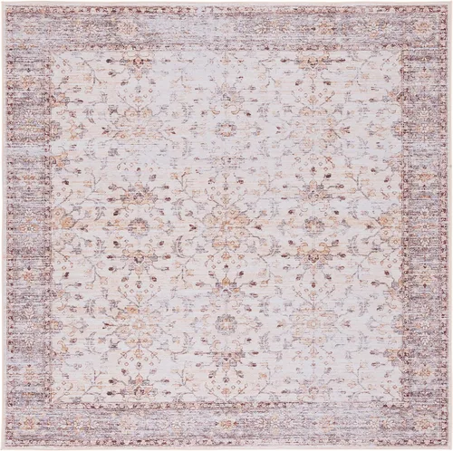 Vista 9 de SAFAVIEH Tucson Collection - Alfombra lavable de 2 pies 6 x 8 pies, beige y dorado, antideslizante, ideal para zonas de alto tráfico en sala