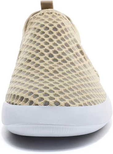Vista 4 de HolyWish Zapatos de senderismo para hombre, zapatos de agua sin cordones para senderismo, caminar y deportes acuáticos