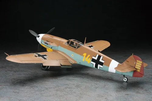 Vista 5 de Hasegawa Kit de modelo Trop Messerschmitt BF109F-4 a escala 1:32