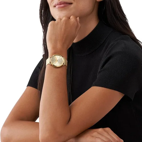 Vista 3 de Michael Kors Portia - Reloj de acero inoxidable de tres manecillas para mujer