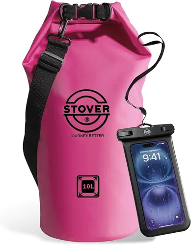 Vista 25 de STOVER 5/10/25/30/40/55L Waterproof Dry Bag- Roll-Top Backpack w/Phone Case- Kayaking, Hiking, Camping, Boating- Men/Women