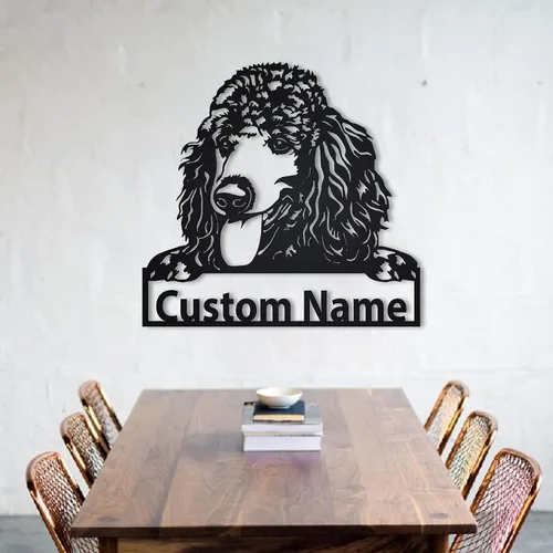 Vista 62 de Letrero de madera personalizado de perro Airedale Terrier Letrero de madera personalizado Airedale Terrier Airedale Terrier divertido Regalo