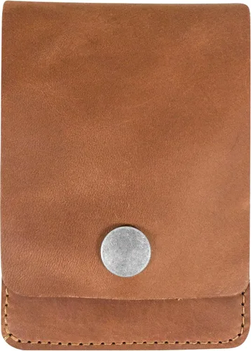 Vista 15 de Hide & Drink, Cartera vertical con bolsillo frontal con ranura para tarjetas, almacenamiento compacto para billetes, tarjetero, cuero de grano