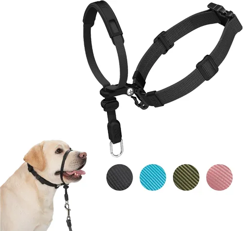Vista 8 de SVD.PET Collar de cabeza de perro sin tirones para paseos más fáciles, protector a prueba de mordeduras para aumentar la comodidad, diseño simple